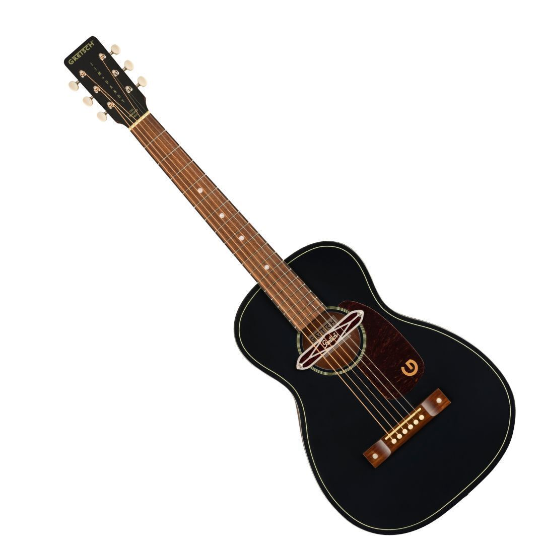 Gretsch Deltoluxe Parlor Acoustic Guitar - Black Top