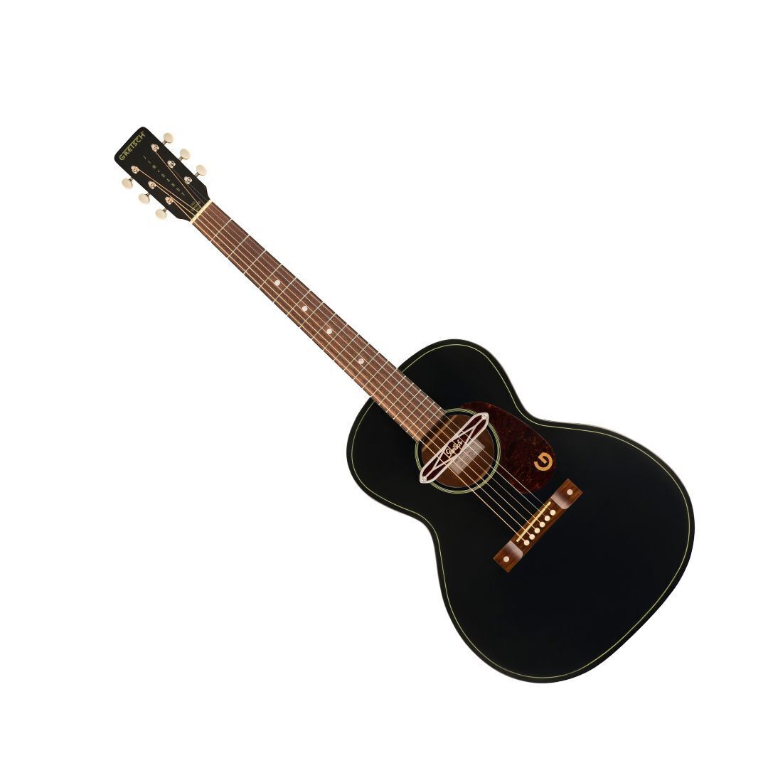 Gretsch Deltoluxe Concert Acoustic Guitar - Black Top