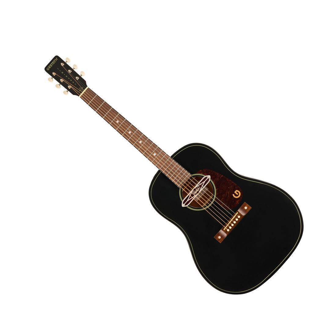 Gretsch Deltoluxe Dreadnought Acoustic Guitar - Black Top