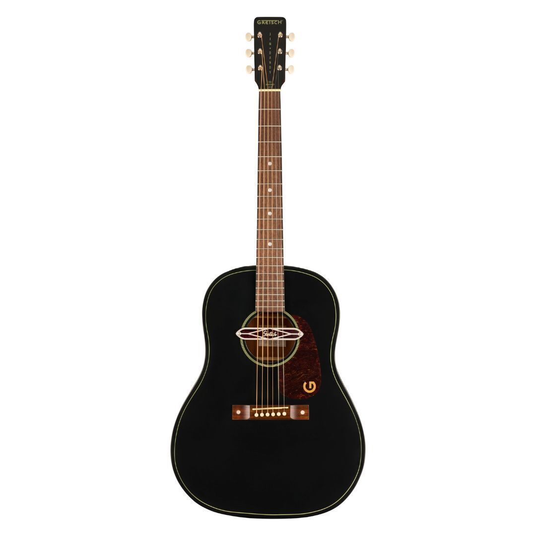 Gretsch Deltoluxe Dreadnought Acoustic Guitar - Black Top