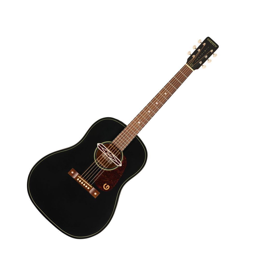 Gretsch Deltoluxe Dreadnought Acoustic Guitar - Black Top