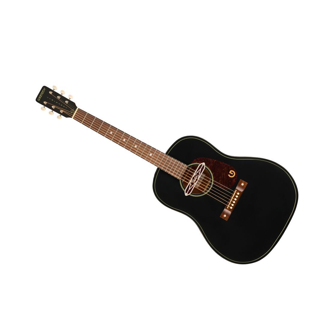 Gretsch Deltoluxe Dreadnought Acoustic Guitar - Black Top