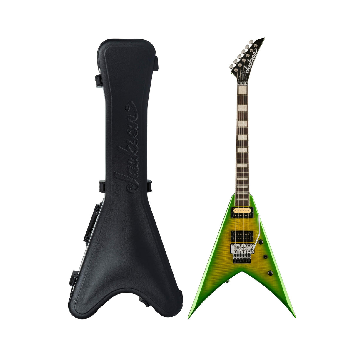 Jackson X Series Scott Ian King V 6-String Electric Guitar (Baldini) Bundle