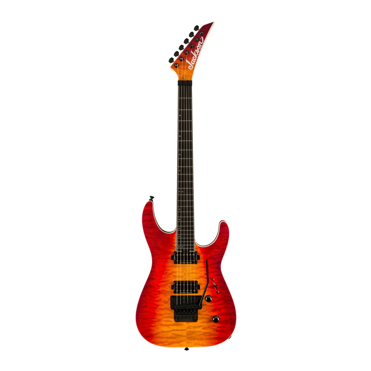 Jackson Pro Plus Dinky DKAQ 6-String Electric Guitar (Firestorm) with Case