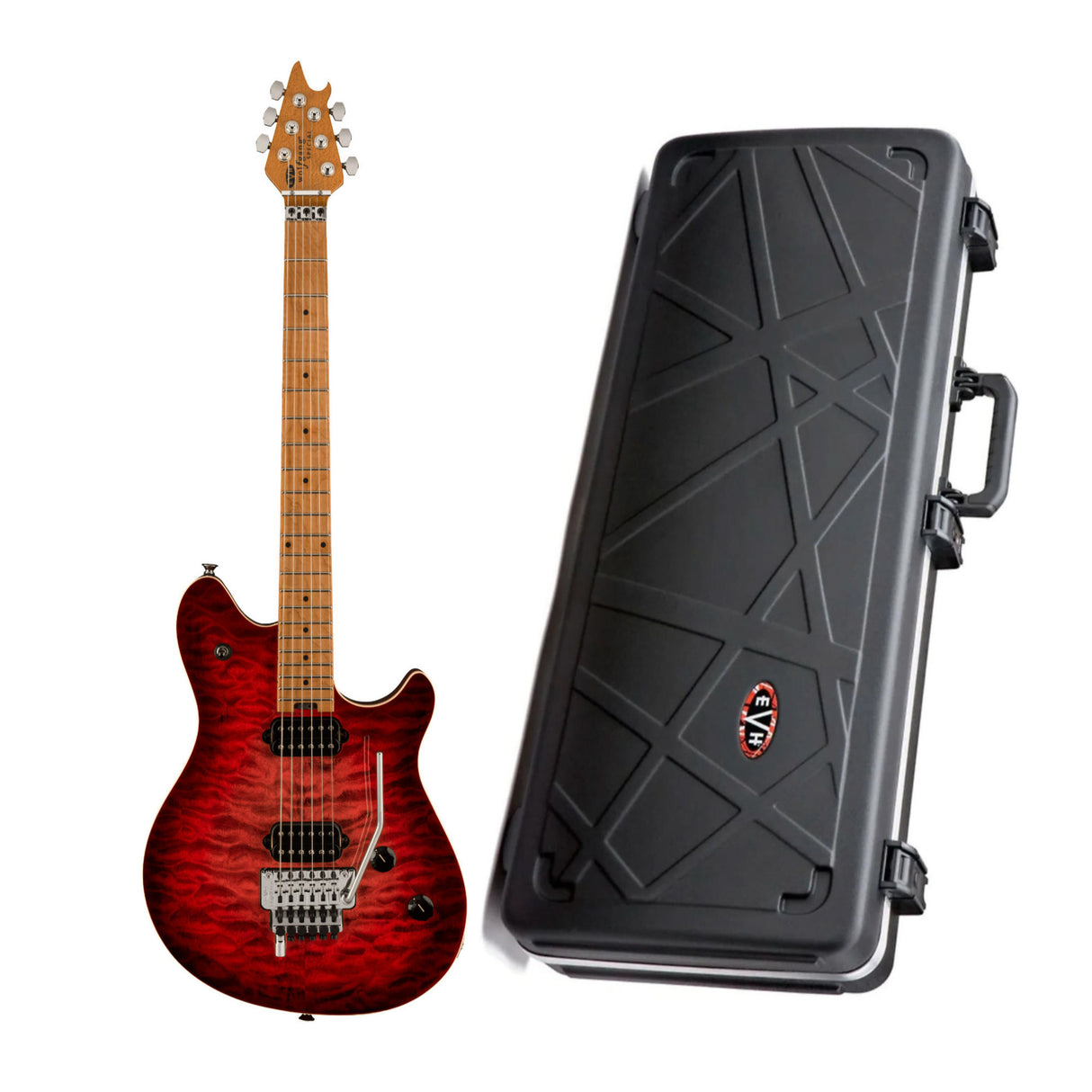 EVH Wolfgang Special QM 6-String Right-Handed Electric Guitar (Sangria)