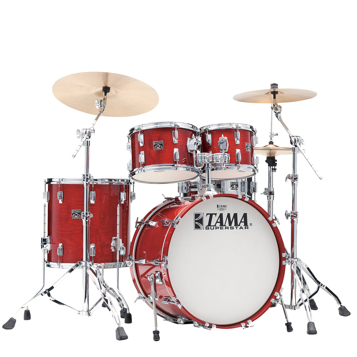 TAMA 50th Limited Superstar Reissue 4-Piece Shell Pack (Cherry Wine)