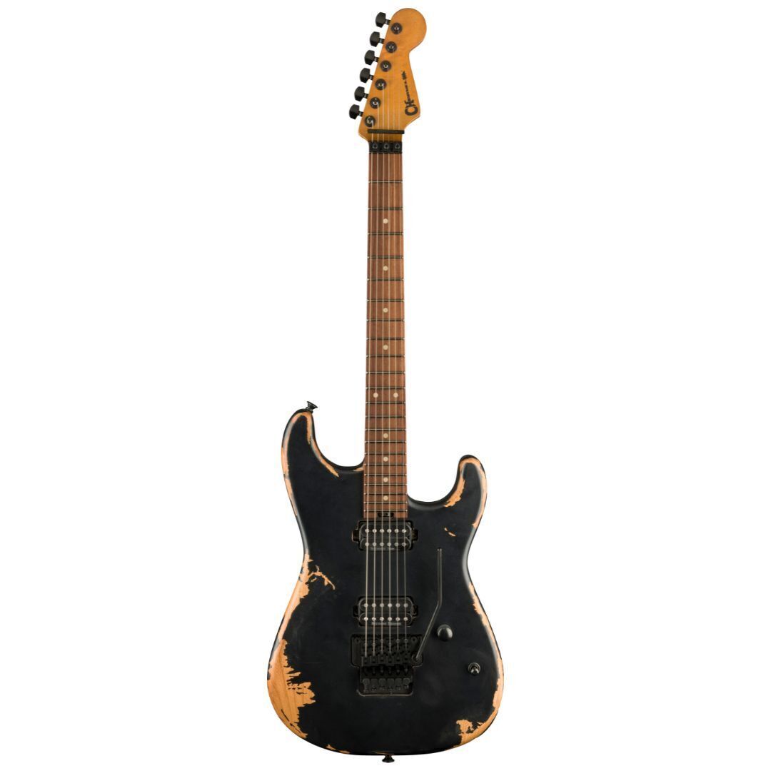 Charvel ProMod Relic San Dimas Style 1 HH FR PF Pau Ferro Electric Guitar-Black