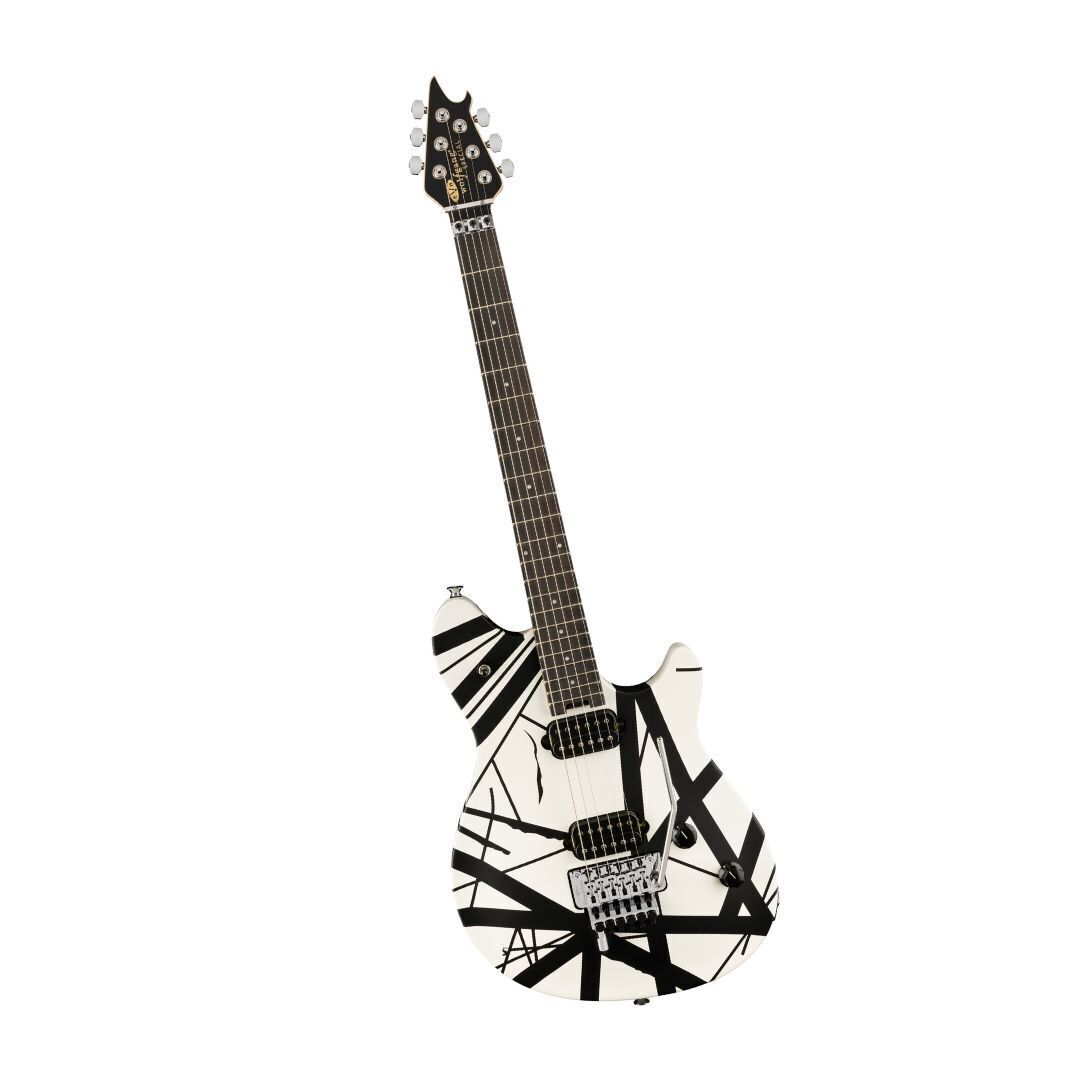 EVH Wolfgang Special Striped Electric Guitar - Black and White