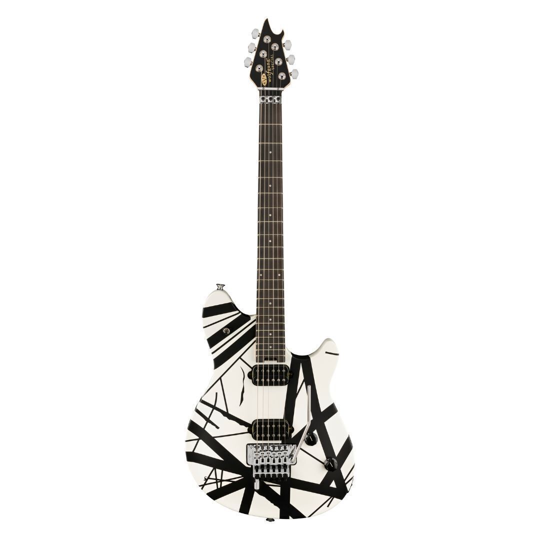 EVH Wolfgang Special Striped Electric Guitar - Black and White