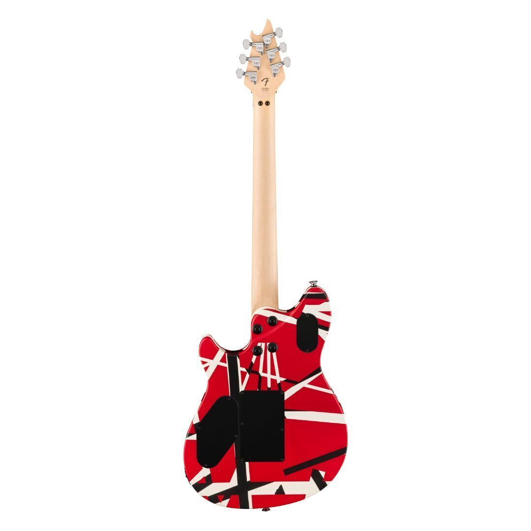 EVH Wolfgang Special Striped Electric Guitar - Red, Black, and White