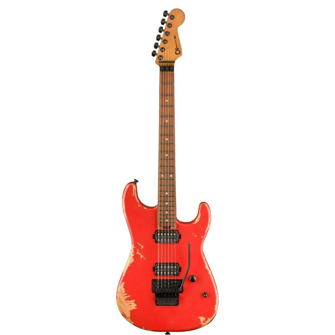 Charvel ProMod Relic San Dimas Style 1 HH FR PF Pau Ferro Electric Guitar-Orange