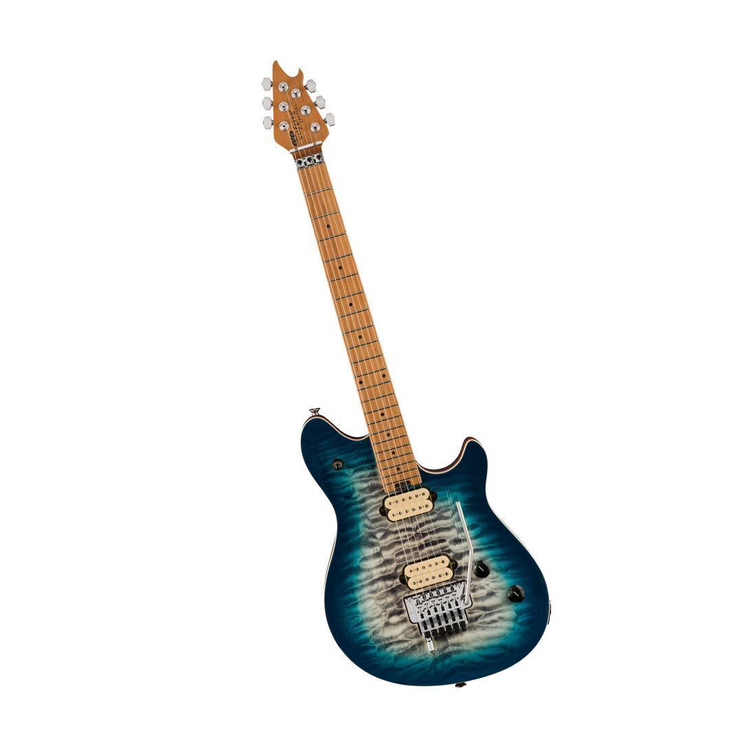 EVH Wolfgang Special Transactional QM Electric Guitar - Indigo Burst