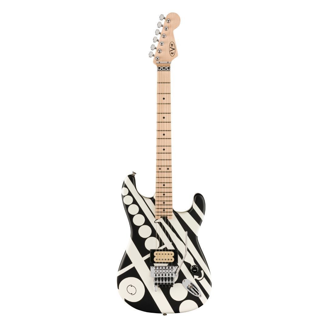 EVH Striped Electric Guitar - Satin Crop Circled