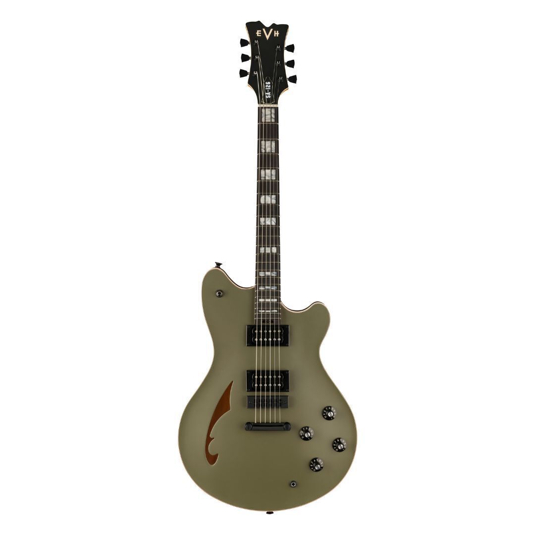 EVH SA-126 Special Electric Guitar - Matte Army Drab Black Ebony
