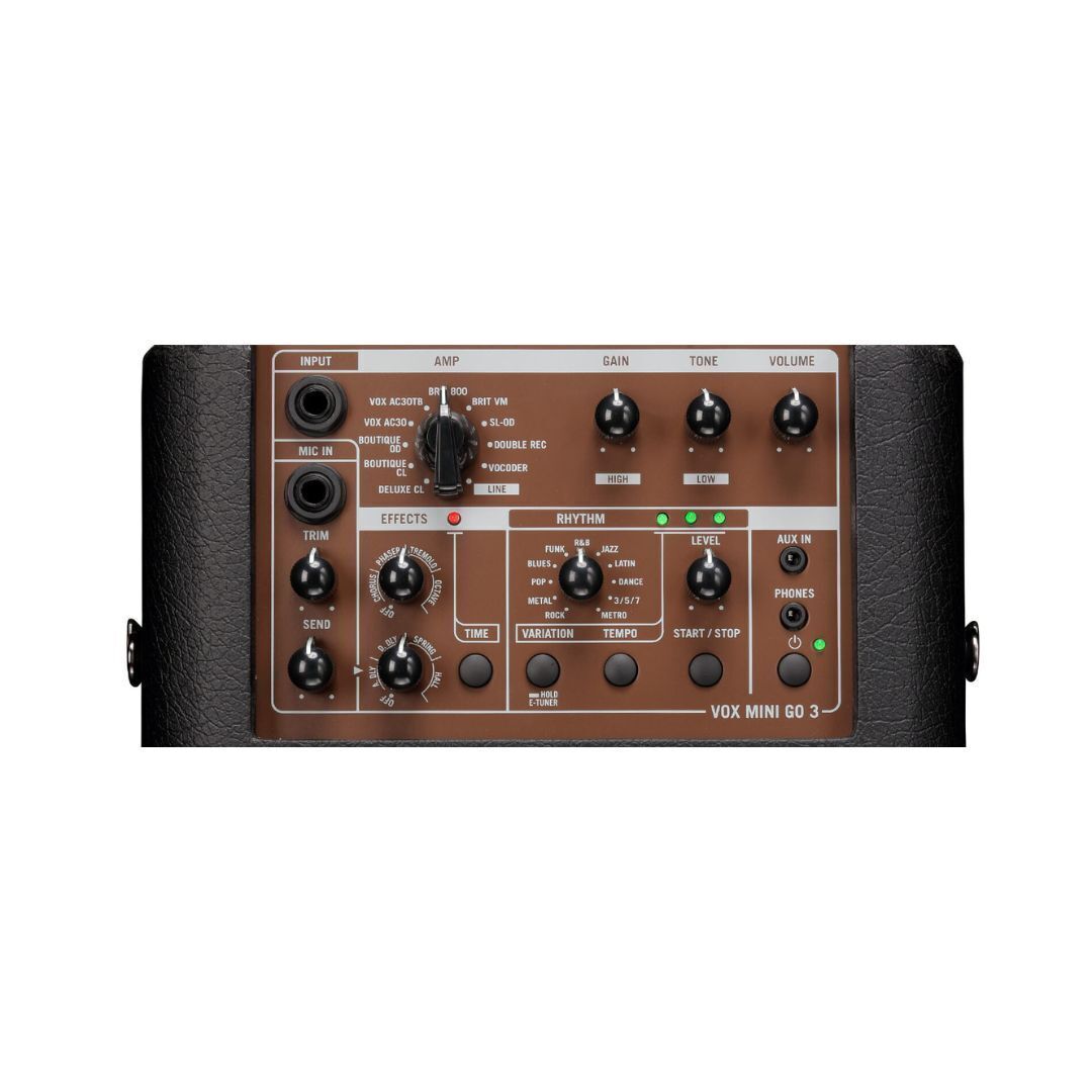 Vox Mini Go 3 3W Portable Modeling Amp (Earth Brown)