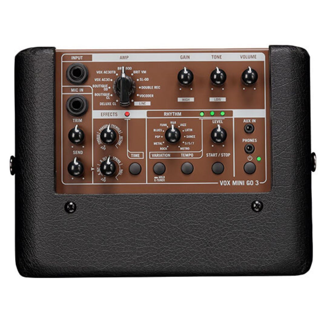 Vox Mini Go 3 3W Portable Modeling Amp (Earth Brown)