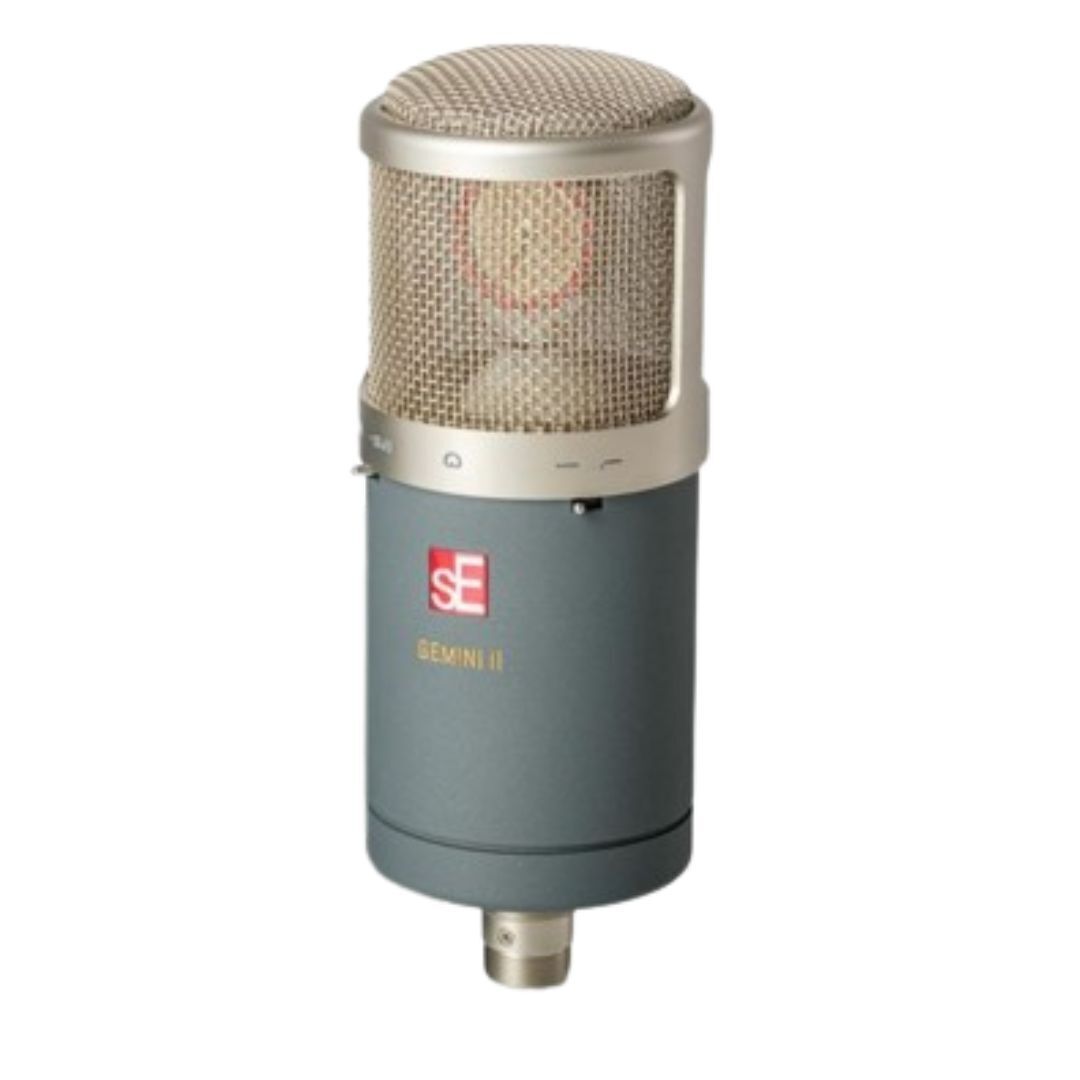 SE GEMINI-II Dual Tube Cardiod Condenser Mic With Shockmount and Case