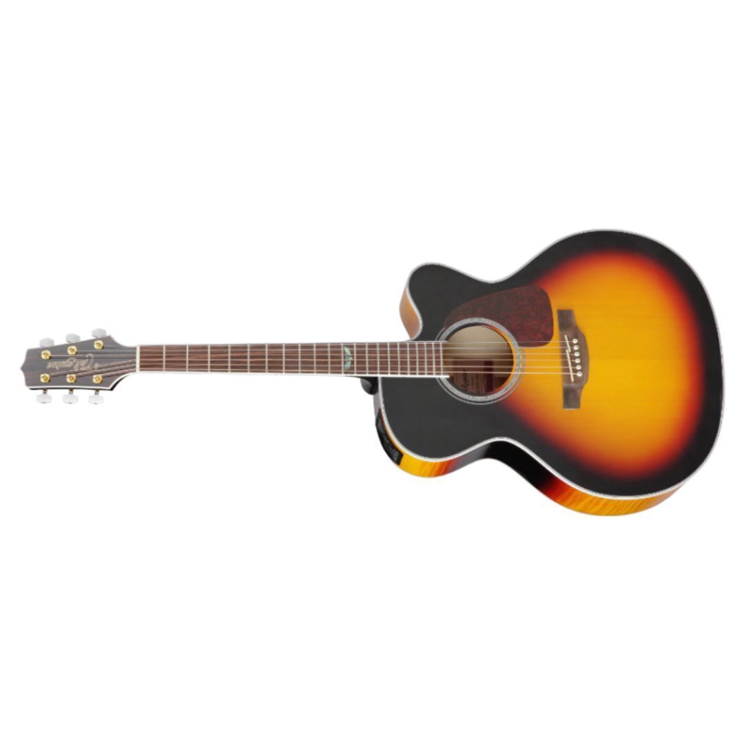 Takamine 6 String Acoustic-Electric Guitar, Right Handed, Sunburst (GJ72CE-BSB)