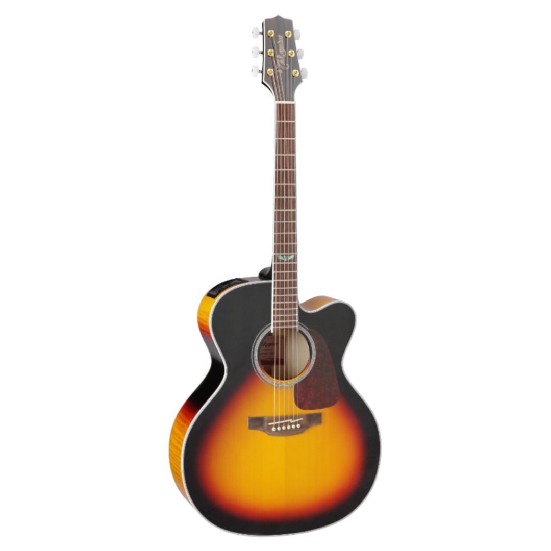 Takamine 6 String Acoustic-Electric Guitar, Right Handed, Sunburst (GJ72CE-BSB)