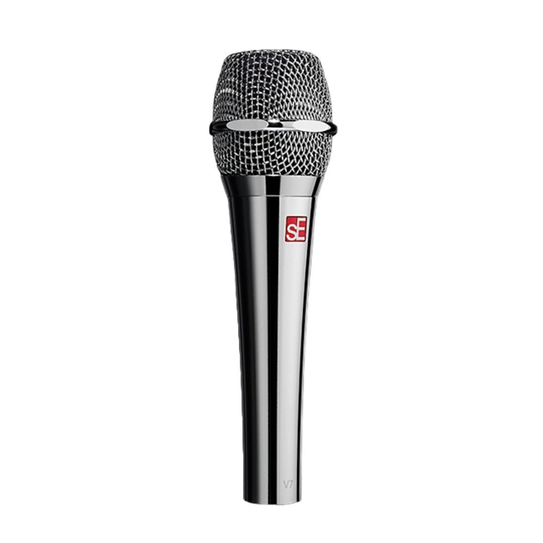 SE V7-CHROME Studio Grade Handheld Microphone Supercardioid. Chrome