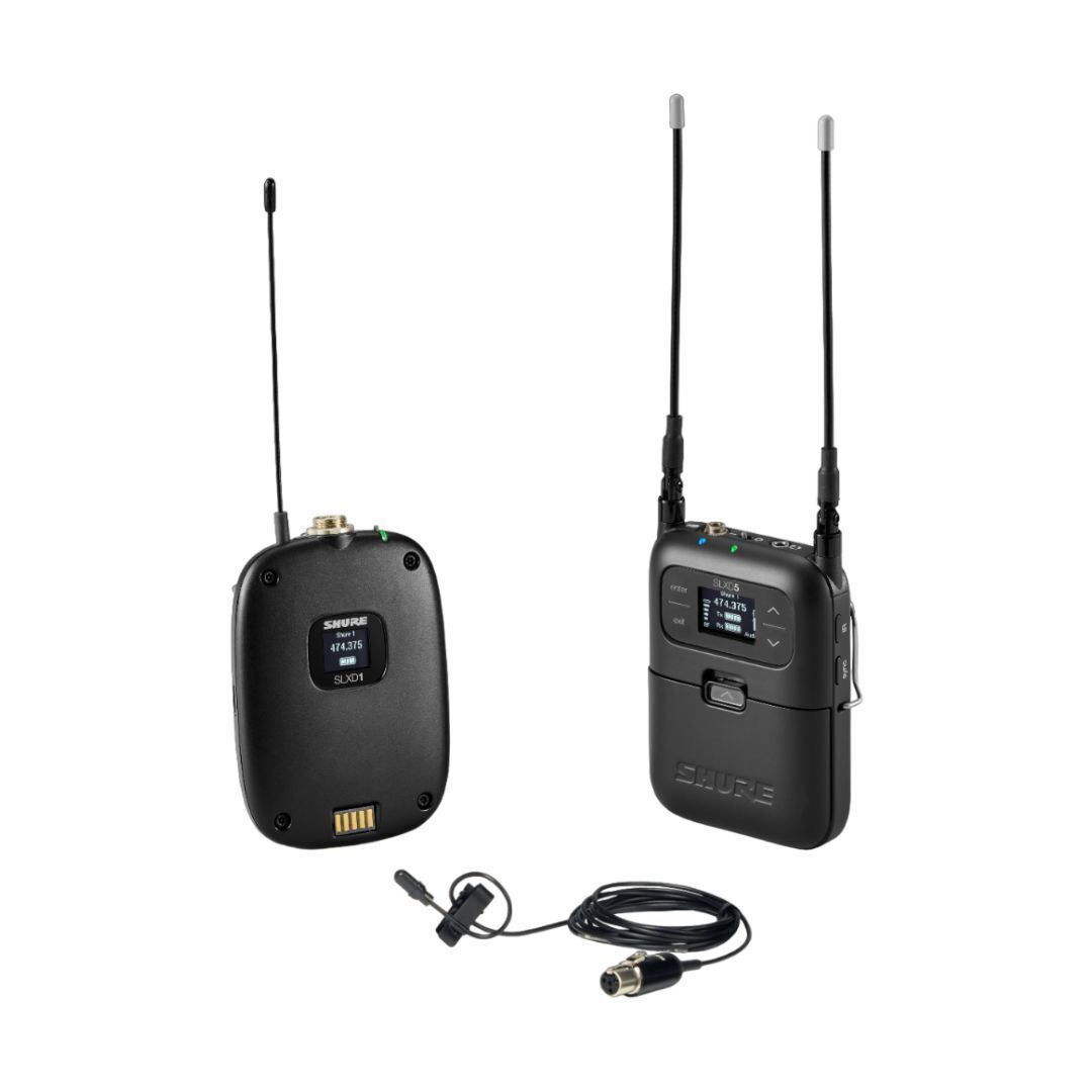 Shure H55 Band Digital Wireless Bodypack System with Transmitter, Receiver, Mic