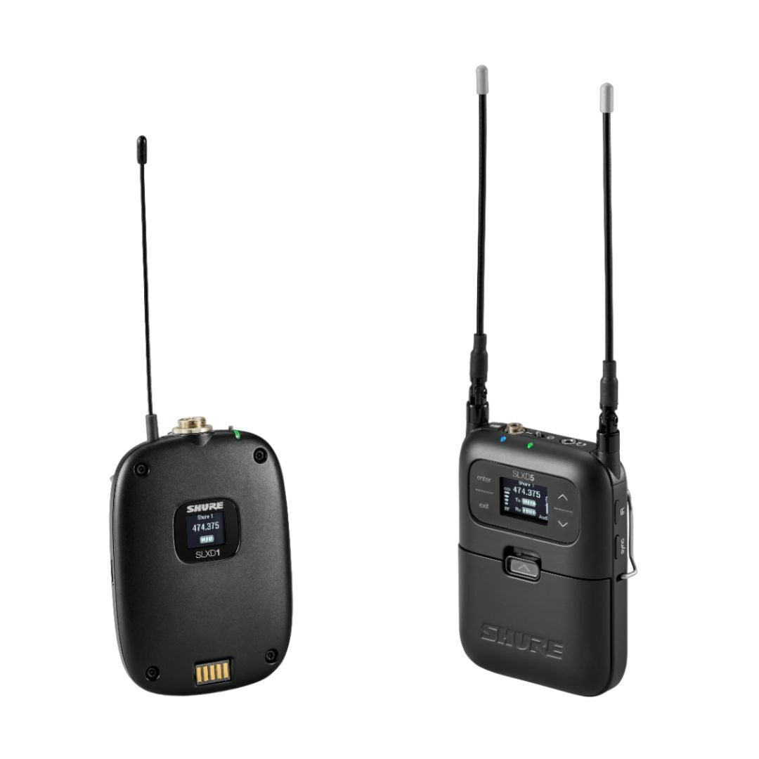 Shure SLXD15 Portable Digital Wireless Bodypack System w/ Transmitter & Receiver