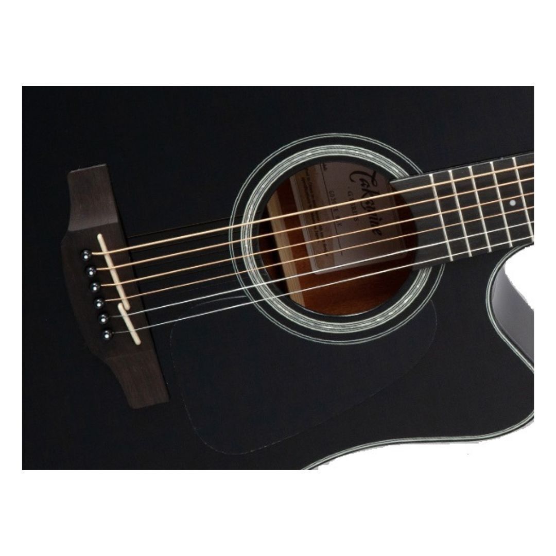 Takamine GD30-CE Dreadnought Cutaway Guitar, Black