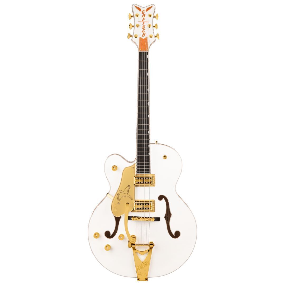 Gretsch G6136TG-LH Players Edition Falcon Hollow Body with Bigsby (White)