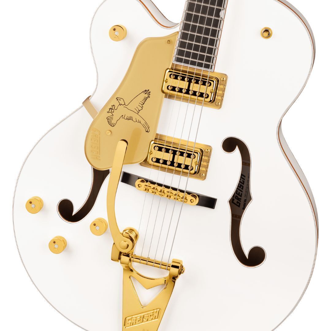 Gretsch G6136TG-LH Players Edition Falcon Hollow Body with Bigsby (White)