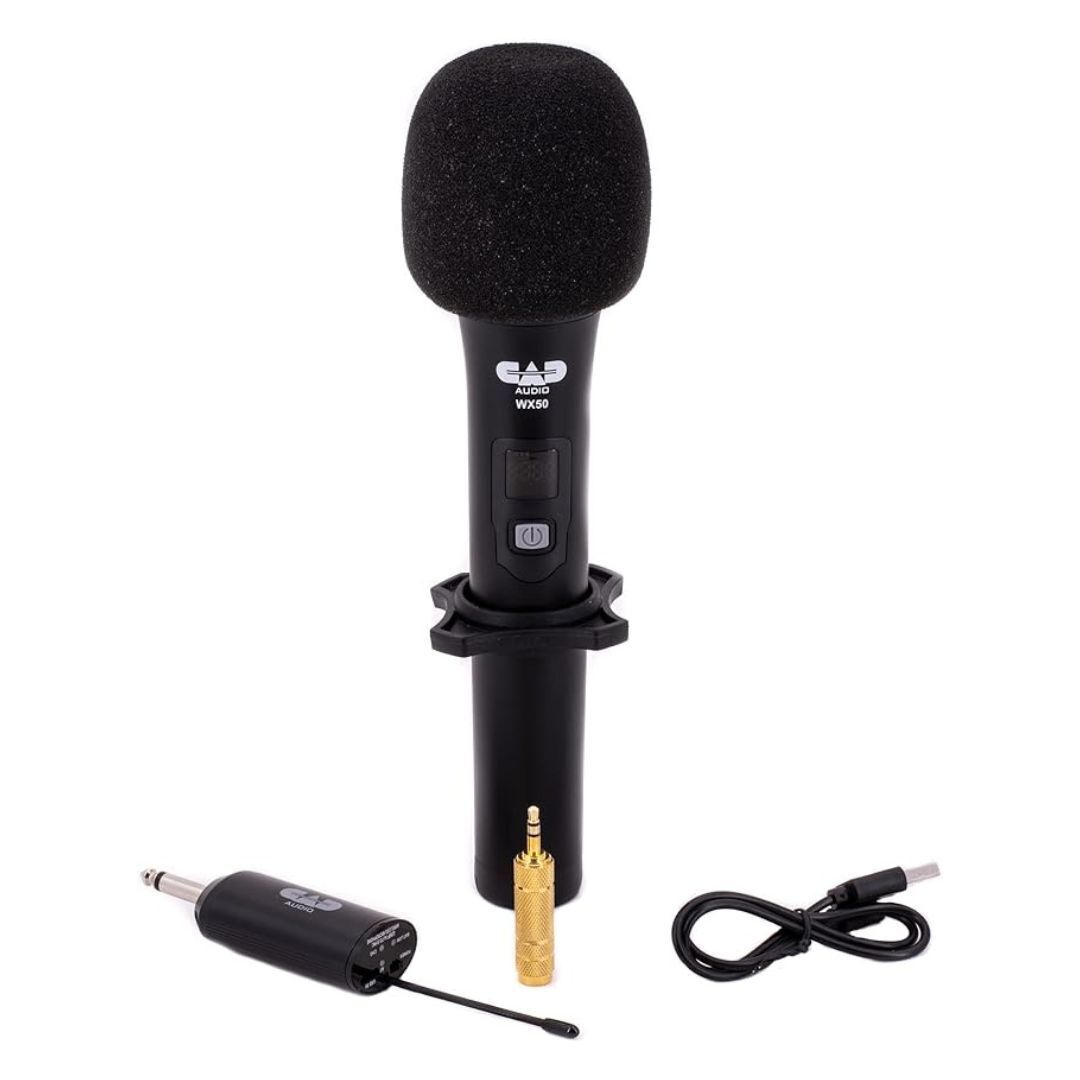 CAD Audio Digital Frequency Agile Single Channel UHF Handheld Wireless (Black)