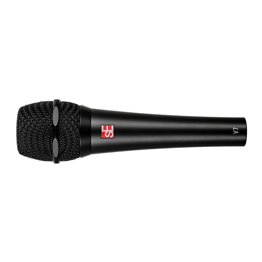SE Electronics V7-BLK Studio Grade Handheld Supercardioid Microphone (Black)