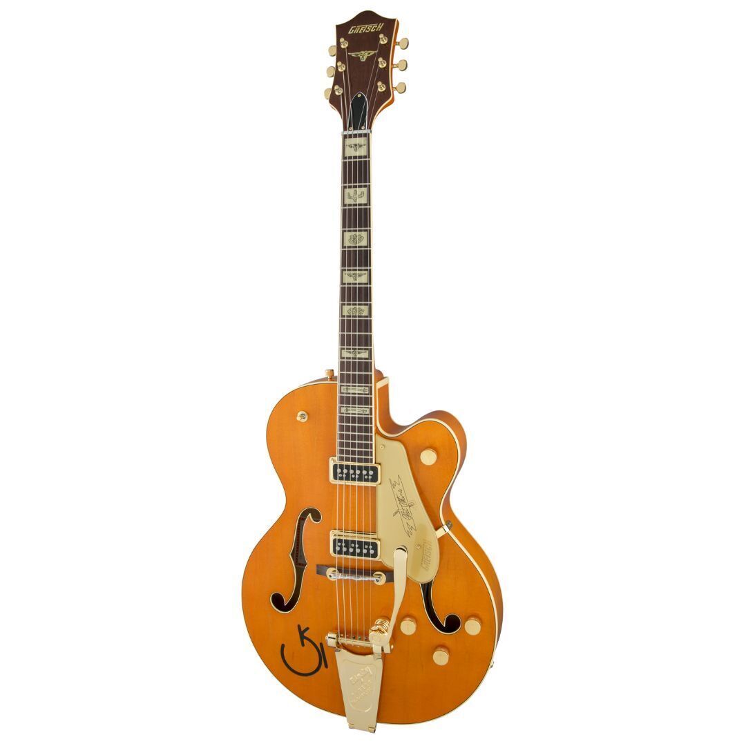 Gretsch G6120T-55 Vintage Ed 55 Chet Atkins Vintage Guitar Orange Stain Lacquer
