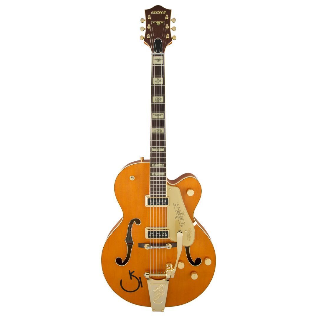 Gretsch G6120T-55 Vintage Ed 55 Chet Atkins Vintage Guitar Orange Stain Lacquer