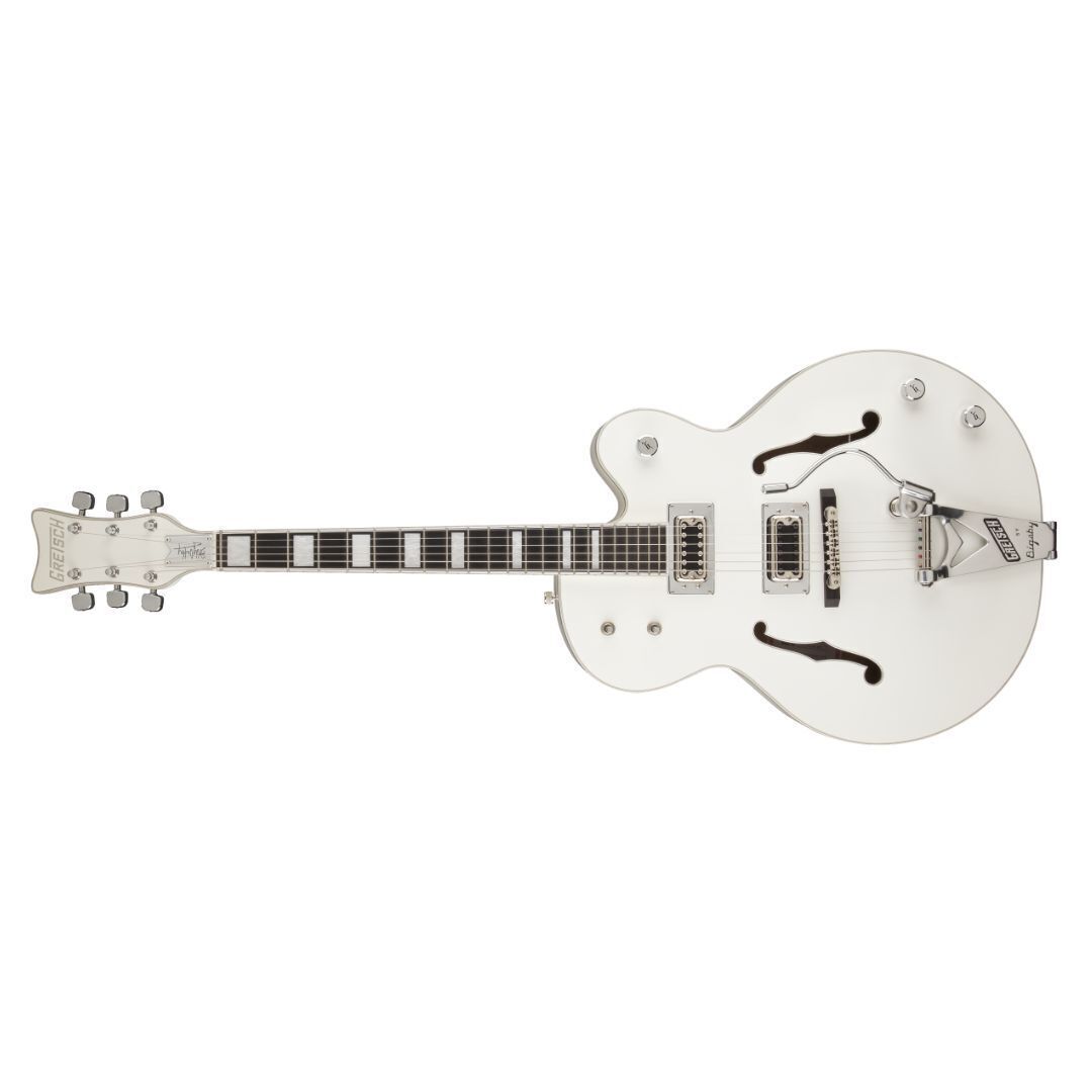 Gretsch G7593T Billy Duffy Signature Falcon with Bigsby in White Lacquer