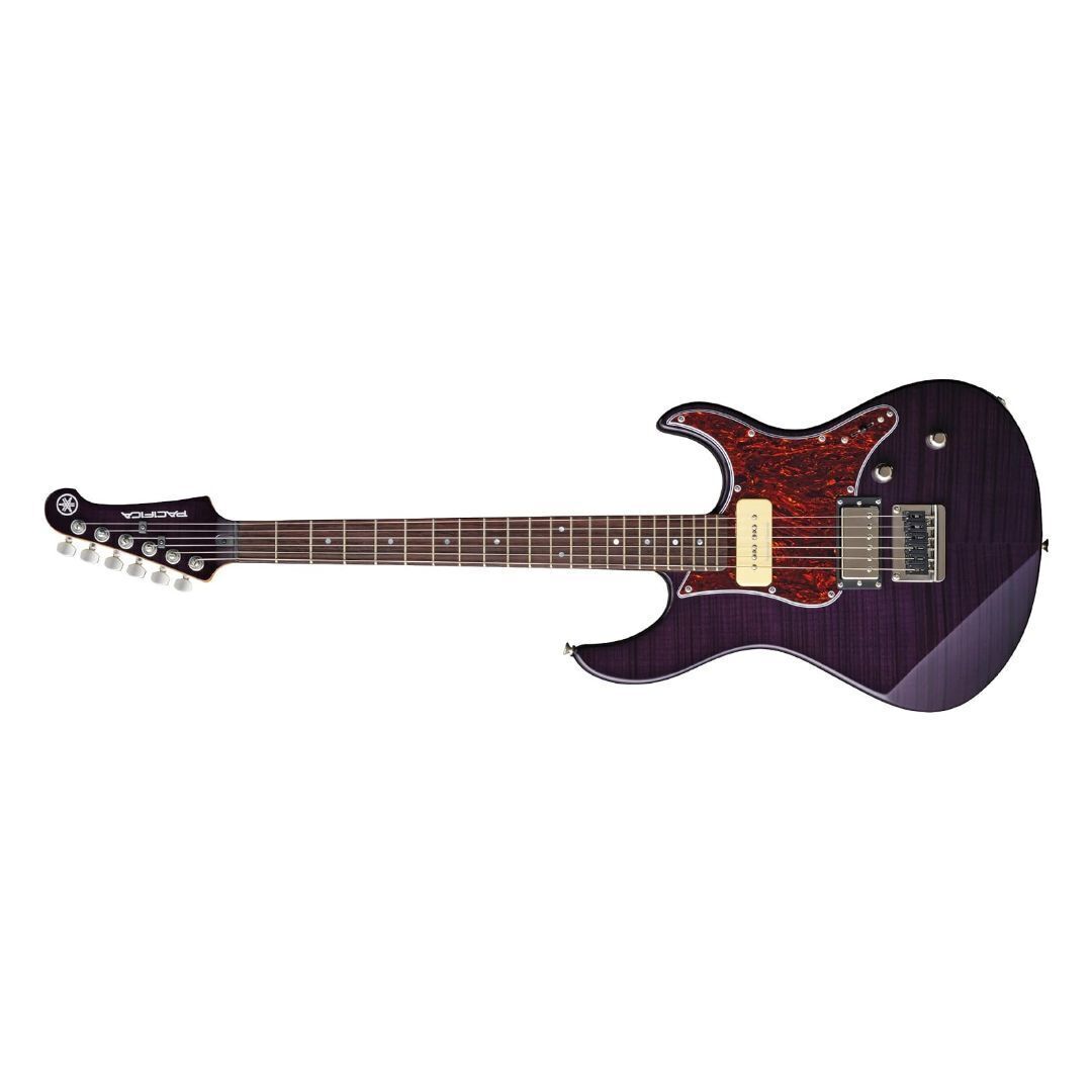 Yamaha PAC611HFM TP Trans Purple, Pac611 Electric Guitar