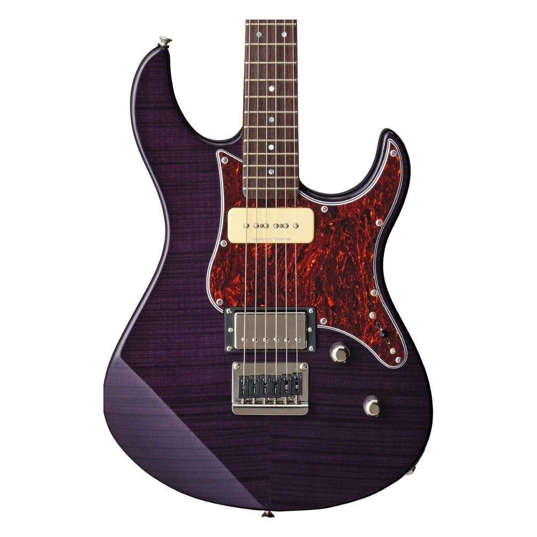 Yamaha PAC611HFM TP Trans Purple, Pac611 Electric Guitar