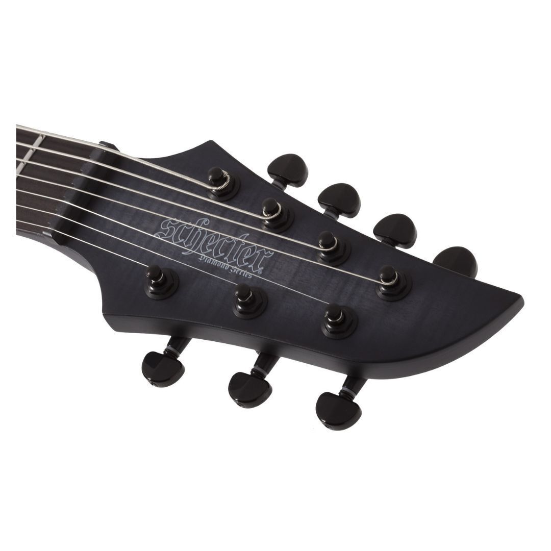 Schecter KM-7 MK-III Keith Merrow Legacy Guitar (Transparent Black Burst)