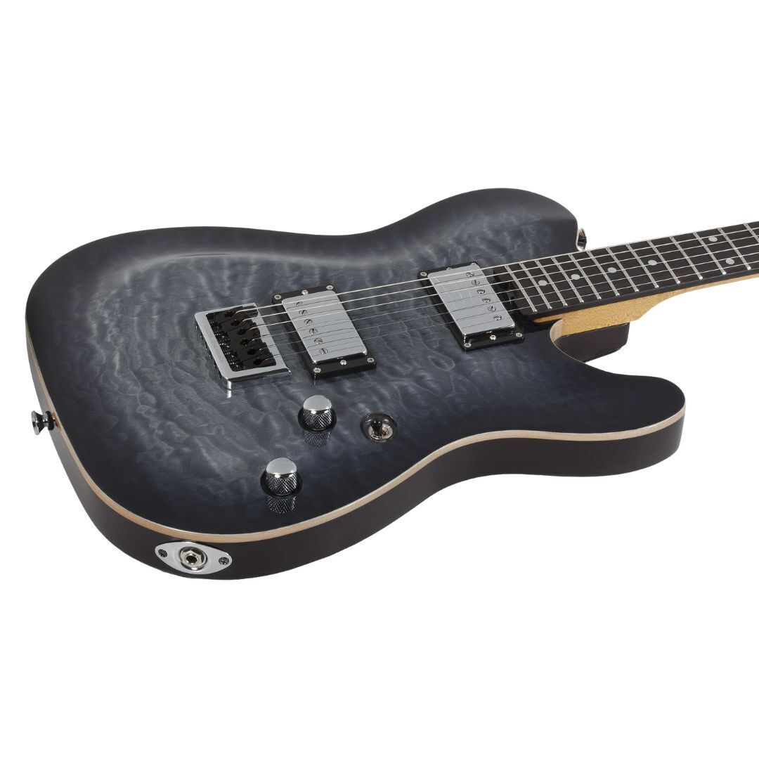 Schecter PT Classic Electric Guitar (Transparent Black Burst)