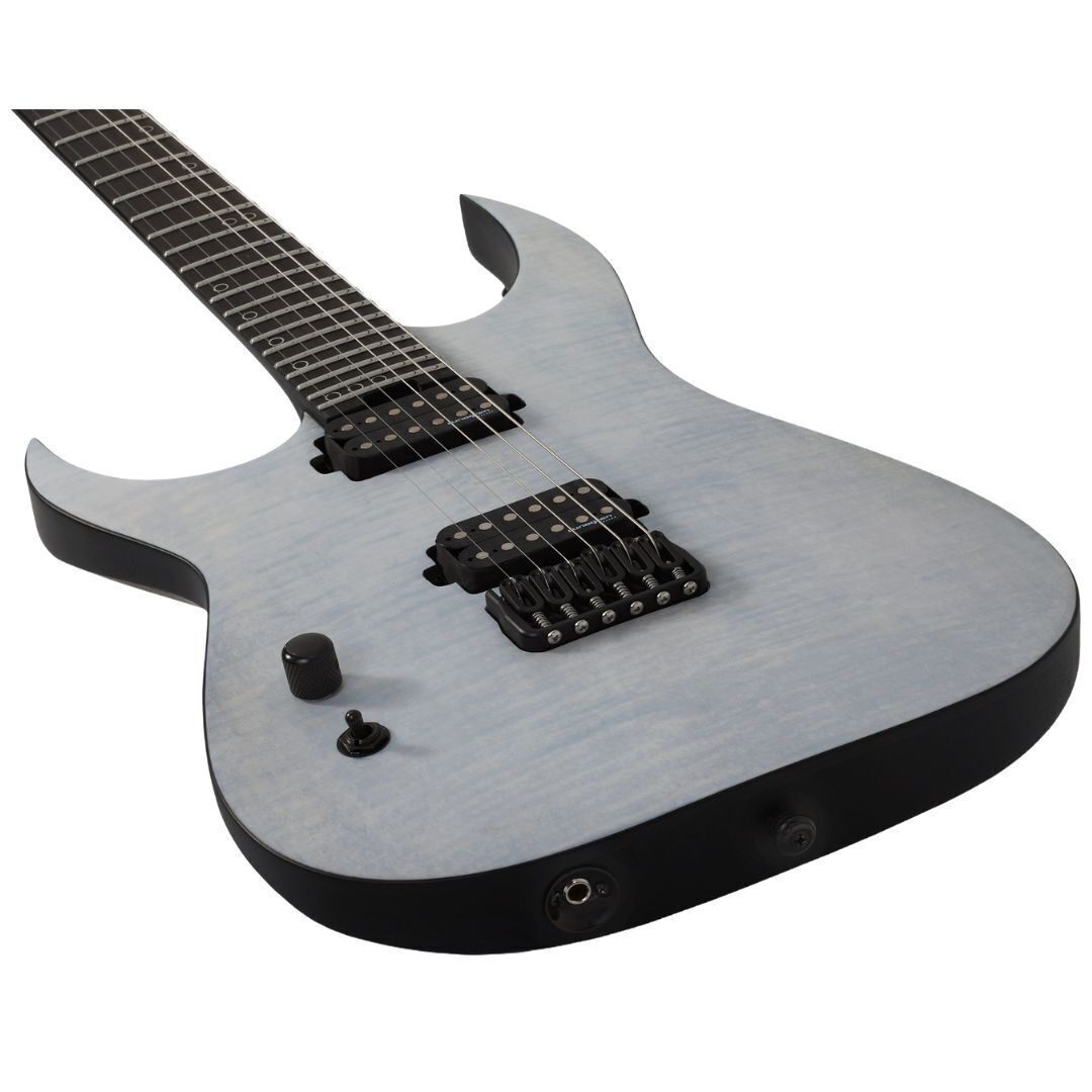 Schecter KM-6 MK-III Keith Merrow Legacy Guitar (Transparent White Satin)