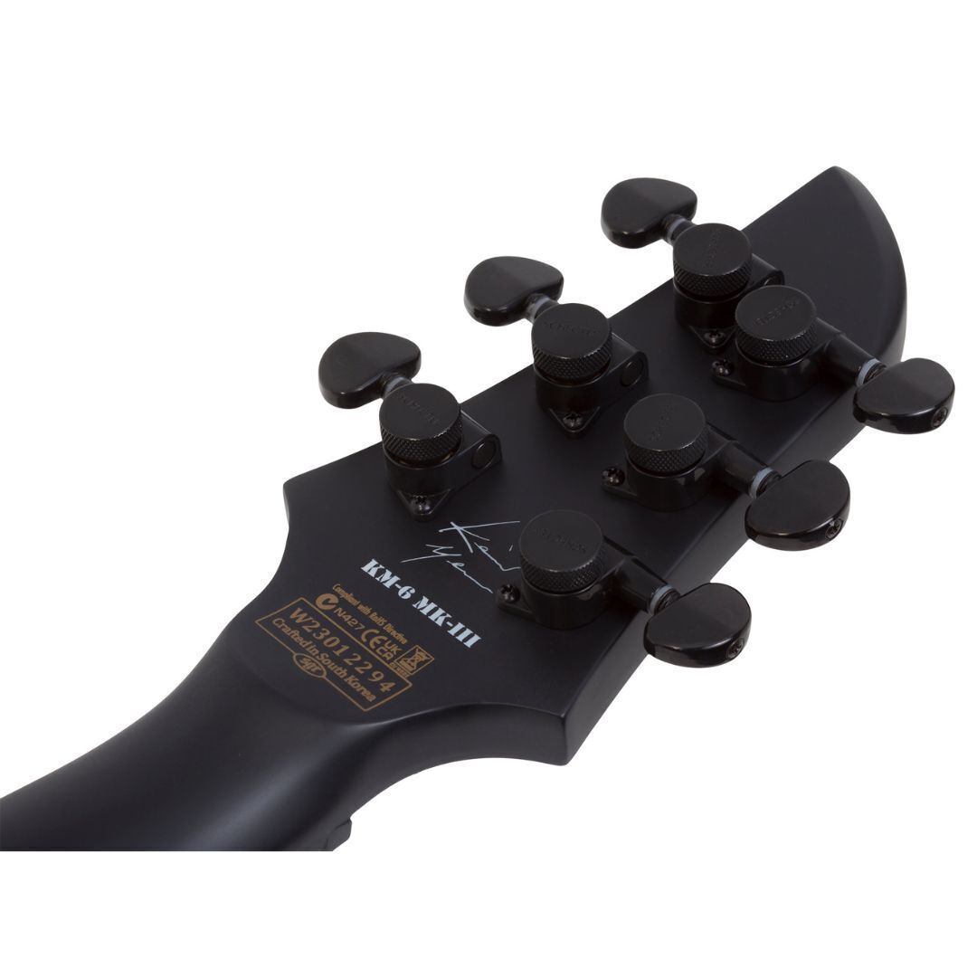 Schecter KM-6 MK-III Keith Merrow Legacy Guitar (Transparent White Satin)