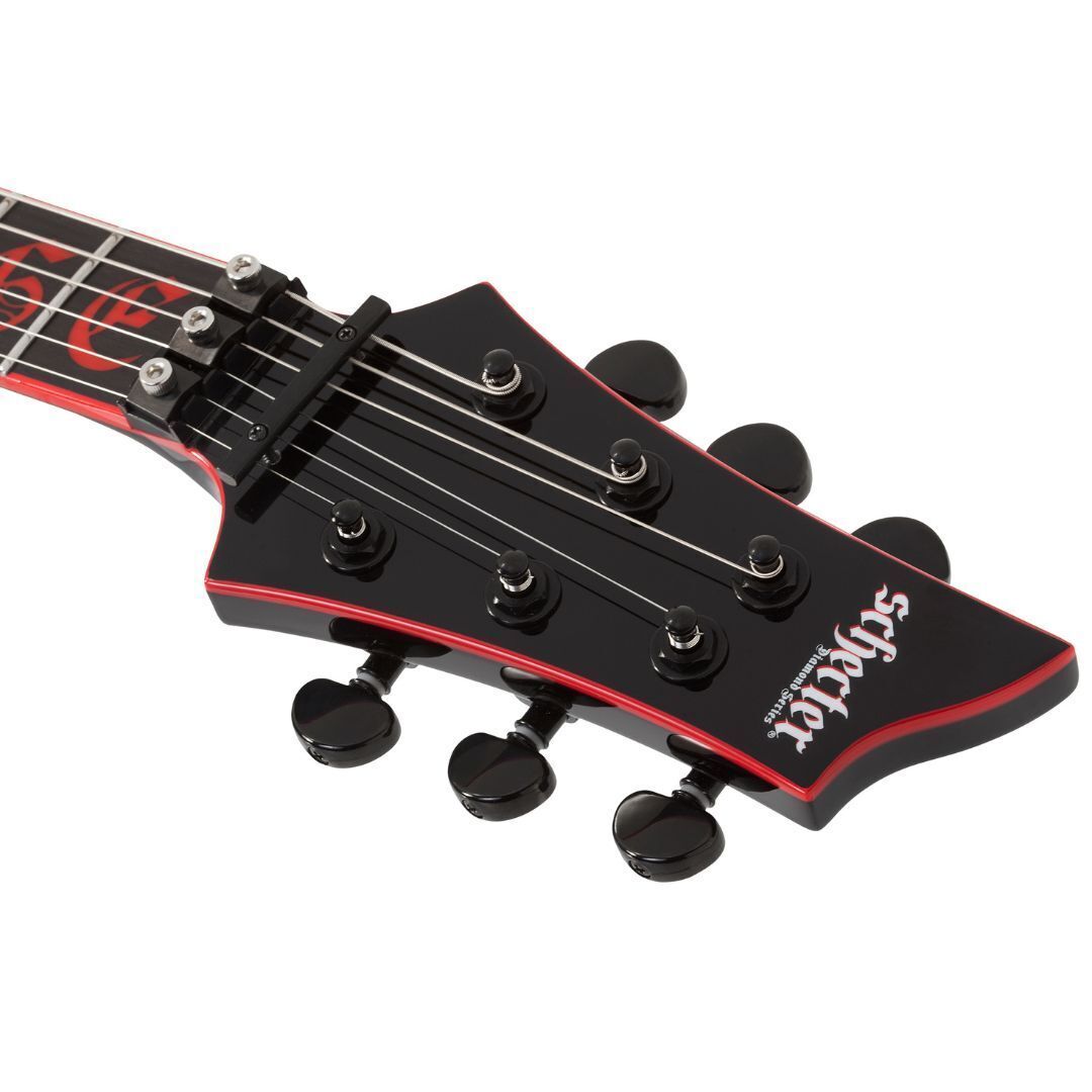 Schecter Sullivan King Banshee 6 FR-S Electric Guitar (Obsidian Blood)
