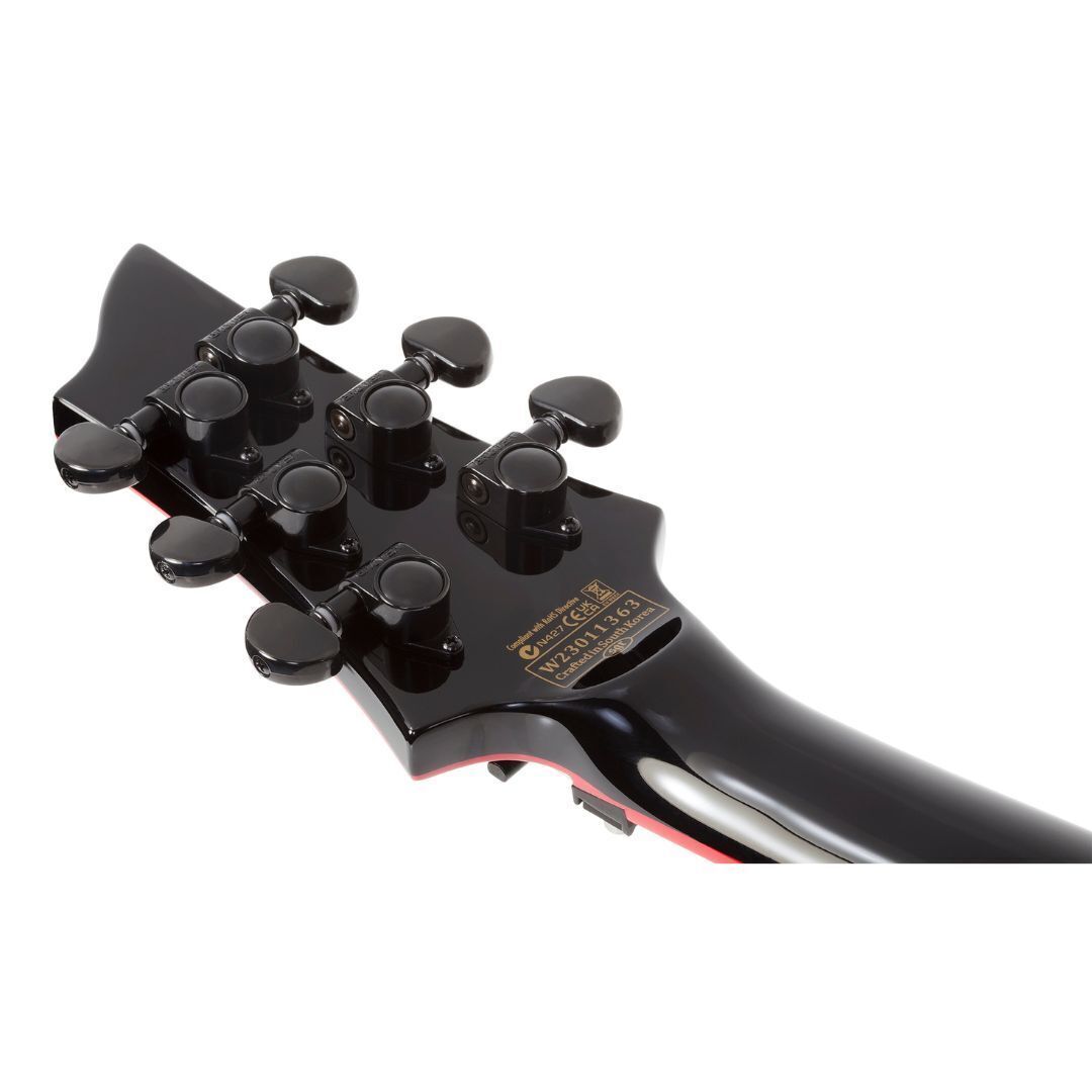 Schecter Sullivan King Banshee 6 FR-S Electric Guitar (Obsidian Blood)