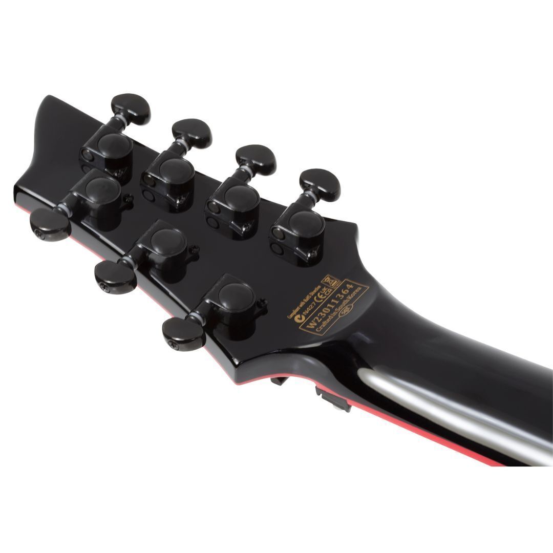 Schecter Sullivan King Banshee 7 FR-S Electric Guitar (Obsidian Blood)