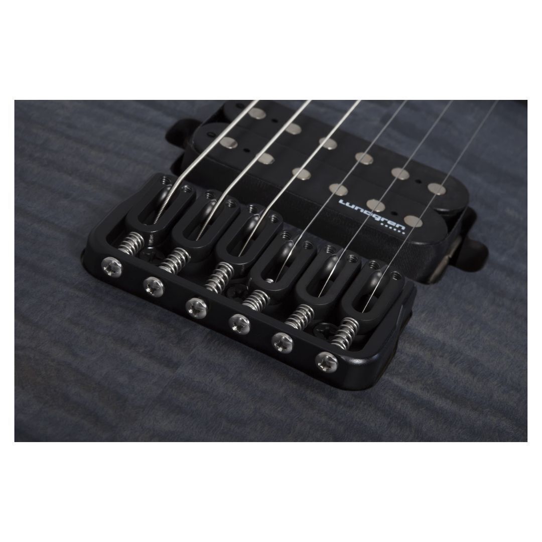 Schecter KM-6 MK-III Keith Merrow Legacy Guitar (Transparent Black Burst) (Open Box)