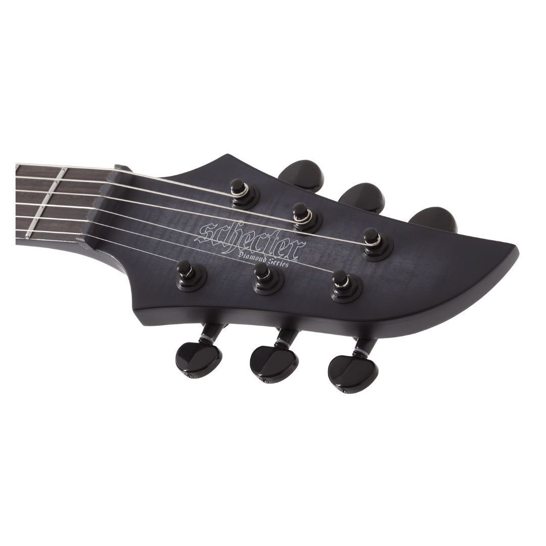 Schecter KM-6 MK-III Keith Merrow Legacy Guitar (Transparent Black Burst)
