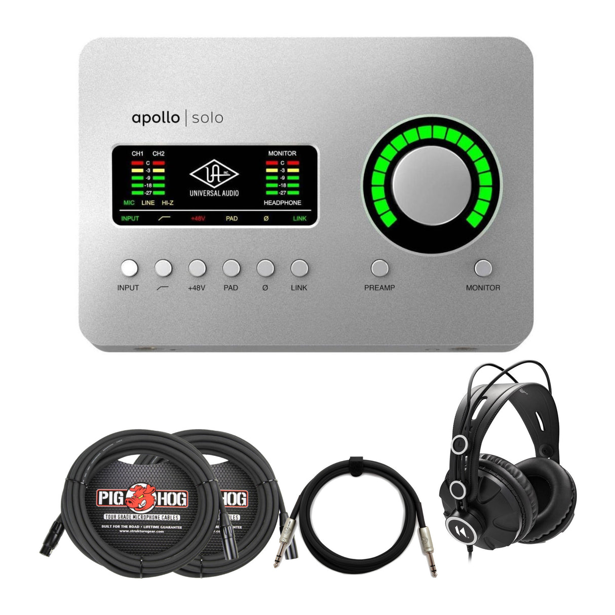 Universal Audio Apollo Solo Recording Interface Heritage Edition Bundle