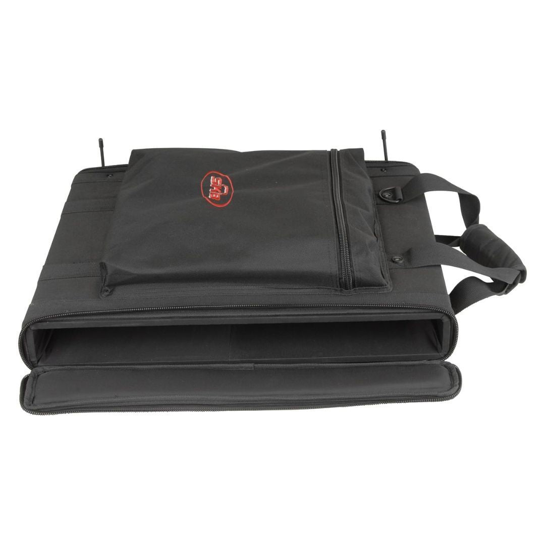 SKB 1SKB-SC191U 1U Soft Rack Case, Steel Rails, Heavy Duty zippers bundle