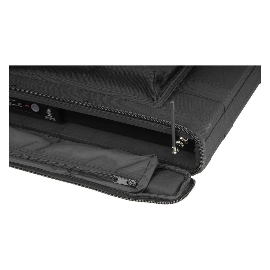 SKB 1SKB-SC191U 1U Soft Rack Case, Steel Rails, Heavy Duty zippers bundle