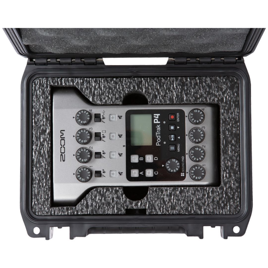 SKB 3i0705-3-P4 iSeries Zoom PodTRAK P4 Podcast mixer and Accessory Case