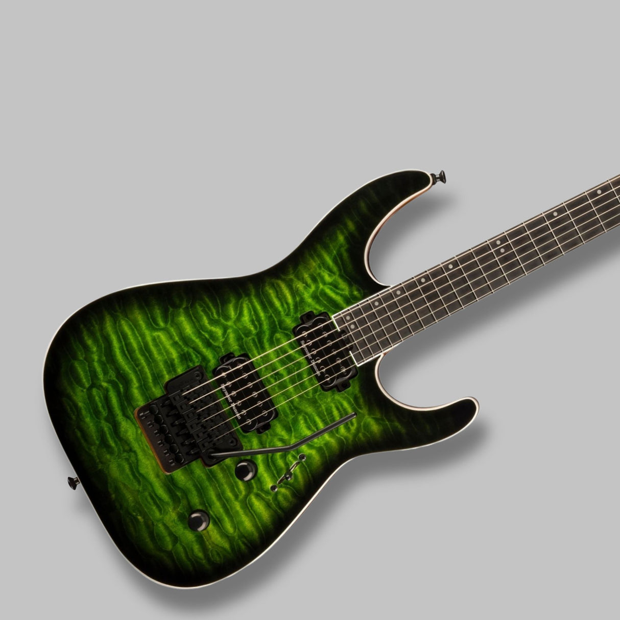 Jackson Pro Plus Series Soloist DKAQ Electric Guitar (Emerald Green) with Case